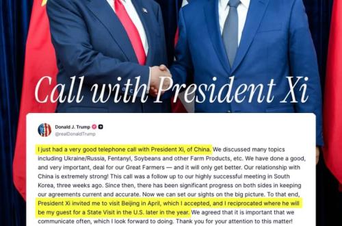 Trump et Xi Jinping échangent sur l’Ukraine, le commerce agricole et renforcent leurs liens bilatéraux