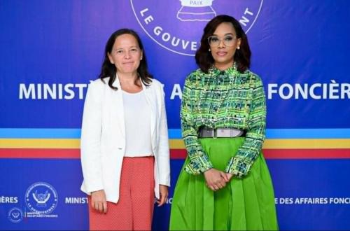 Réforme foncière en RDC : échanges stratégiques entre Oneige Nsele et l’ambassadrice de Belgique