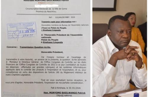 RDC : Après la demande d'explication lui adressée par le ministre Julien Paluku, le DG de l’OCC visé par une procédure d’interpellation à l'assemblée nationale