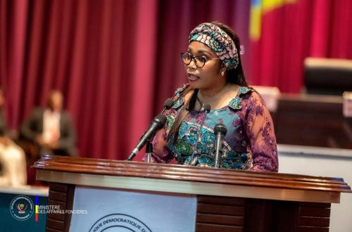 RDC : La ministre des hydrocarbures A. Bandubola annonce de nouvelles infrastructures d'acheminement des produits pétroliers par la voie Ouest