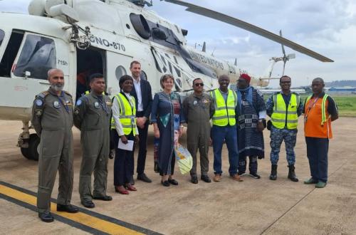 Goma : « J’espère que c’est le début progressif de la réouverture de l'aéroport » (Vivian van de Perre)