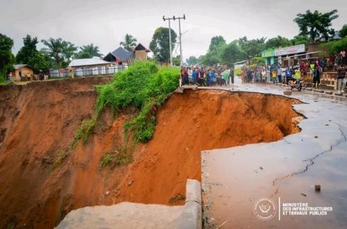 Kikwit : le gouvernement lance des travaux d’urgence face à l’érosion de Wazabanga