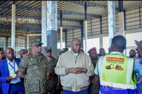RDC : Jean-Pierre Bemba s’impregne de l’évolution des travaux à l’aéroport national de Bunia Murongo
