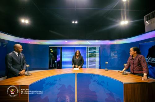 RDC : la Radio Télévision de l'Éducation se dote d’un nouveau plateau, le gouvernement mise sur les médias pour transformer l’éducation