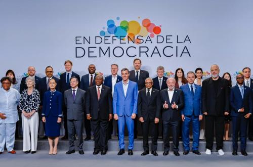 Espagne : Isaac Tshilumbayi représente F. Tshisekedi au 4e sommet international sur la défense de la Démocratie