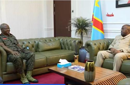 RDC : Jacquemin Shabani fixe le cap sécuritaire au nouveau gouverneur militaire de l’Ituri Gaby Kasongo