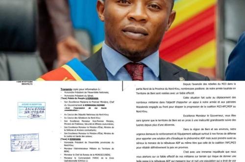 Nord-Kivu : le député national Christian Mafungula appelle au renforcement urgent des FARDC contre les ADF