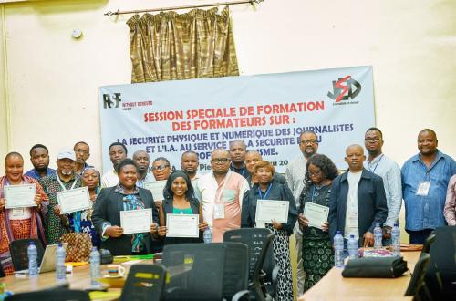 Kinshasa : des journalistes formés à la sécurité physique, numérique et à l’intelligence artificielle
