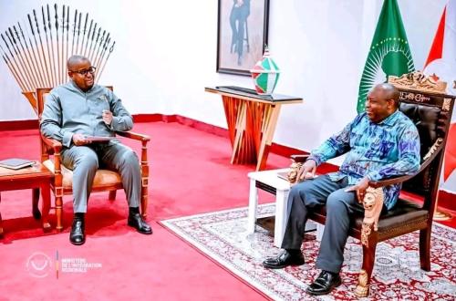 Bujumbura : Floribert Anzuluni porteur du message de paix de Tshisekedi à Ndayishimiye, Président en exercice de l'UA
