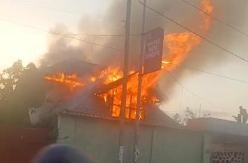 Goma : la maison d’un cadre des Affaires foncières touchée par un nouvel incendie à Virunga