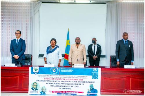 RDC : Jacquemain Shabani lance les travaux de validation d'un guide pour renforcer la sécurité de proximité