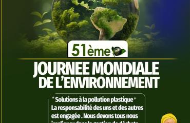 Journée Mondiale de l’Environnement : la gestion des déchets plastiques au centre d’une commémoration