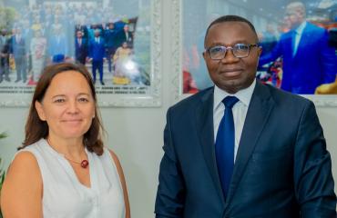 Renforcement de la diplomatie commerciale, Julien Paluku échange avec Roxane De Bilderling