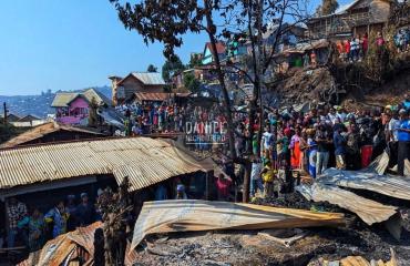 Bukavu : 14 morts et des maisons parties en fumée après un incendie à Funu