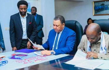 Course au perchoir : le candidat Singoma Mwanza promet un leadership « responsable » à la tête de l’Assemblée nationale