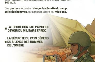 RDC : les FARDC rappellent aux militaires l’importance de la discrétion face aux réseaux sociaux