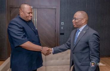 Kinshasa : Guillaume Ngefa et Daniel Bumba échangent sur  la réhabilitation des tribunaux et des prisons