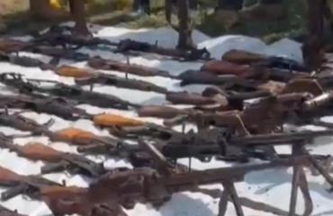 Ituri : un vaste stock d’armes démantelé à Djugu