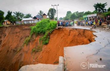 Kikwit : le gouvernement lance des travaux d’urgence face à l’érosion de Wazabanga