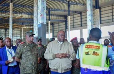 RDC : Jean-Pierre Bemba s’impregne de l’évolution des travaux à l’aéroport national de Bunia Murongo