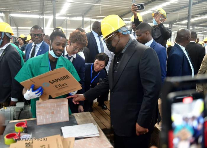 RDC : Félix Tshisekedi lance les productions “Made in DRC” dans la Zone Économique Spéciale pilote de Maluku
