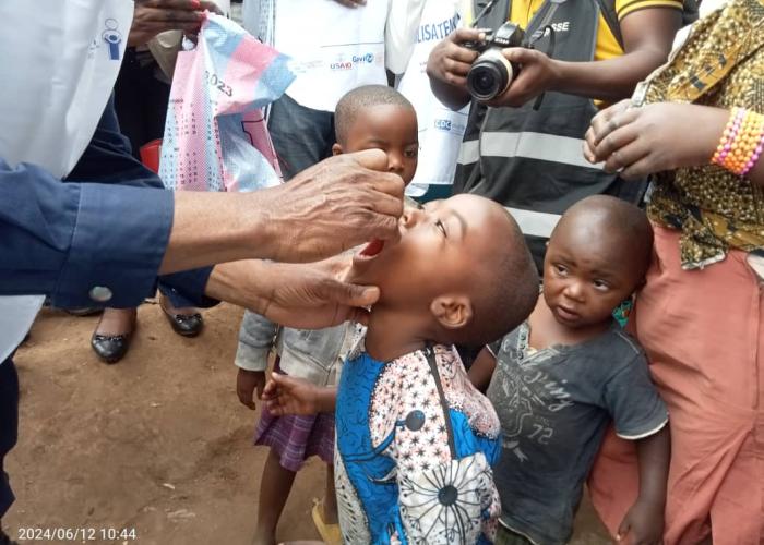 Nord-Kivu : 982 143 enfants attendus à la phase 2 de la campagne de vaccination contre la poliomyélite au Grand Nord