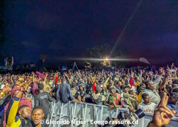 10e édition du Festival Amani à Goma, un samedi sous pluie, avec un grand public