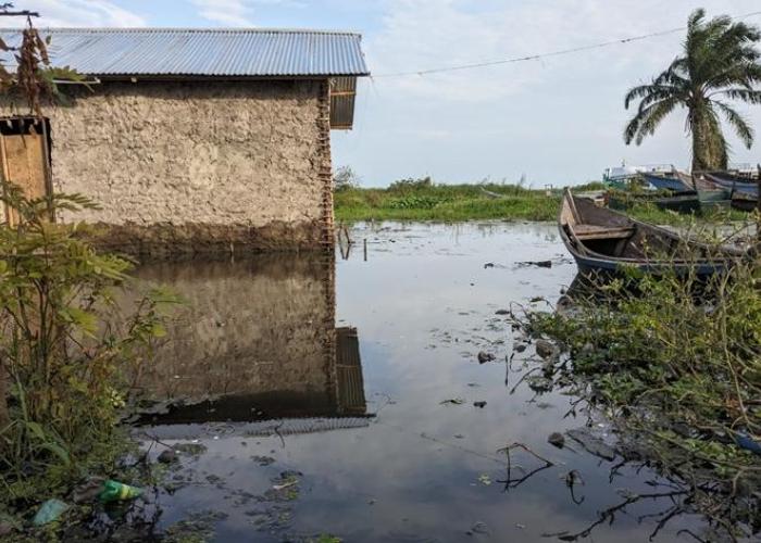 Plus de 1 500 ménages affectés par la montée des eaux du lac Albert à Irumu et Mahagi