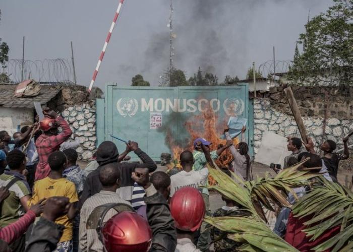 Une manifestation anti-MONUSCO sous la gouvernance du M23