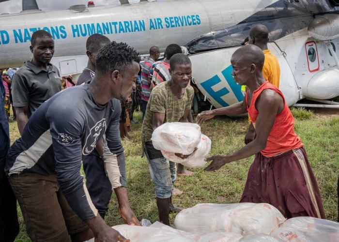 34,65 tonnes de cargaison essentielle Livrées par WFP-UNHAS