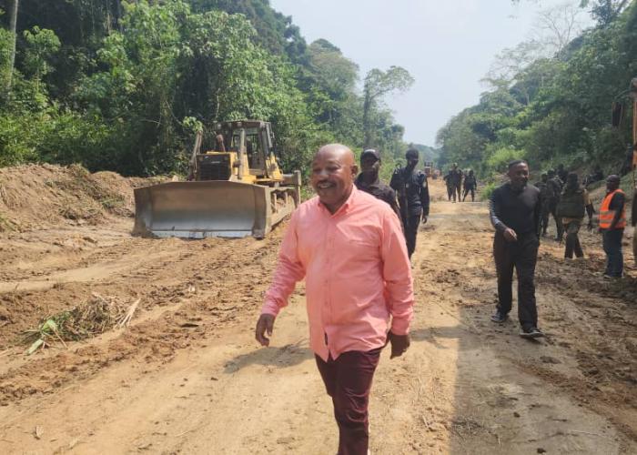 La route Mbau-Kamango renaît de ses cendres grâce à l'impulsion du gouverneur militaire Somo Kakule Evariste