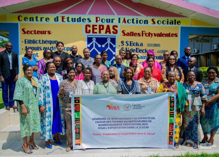 Mise en œuvre de la ZLECAf : des femmes entrepreneures Congolaises se préparent au marché intra-Africain