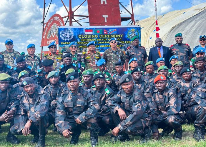 42 éléments des FARDC formés sur l'utilisation des mortiers