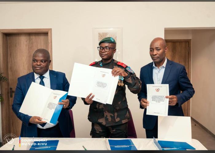 Les provinces du Maniema, Nord et Sud-Kivu signent un accord de coopération interprovinciale