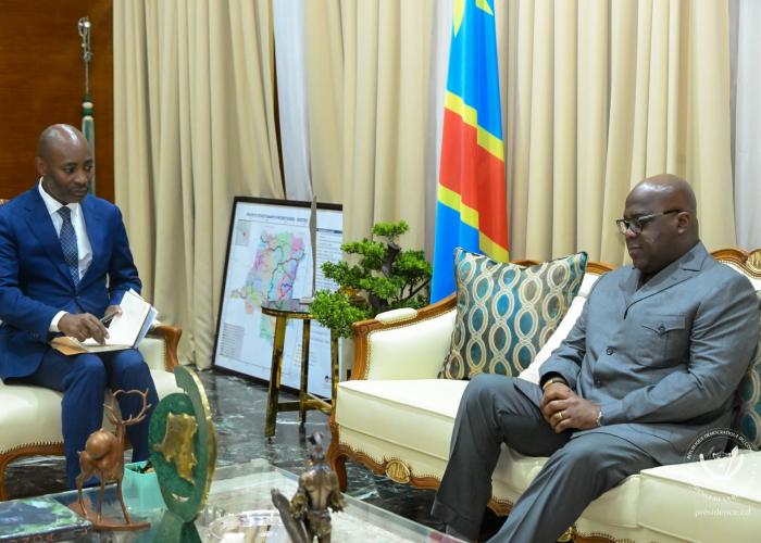 Devant Félix-Antoine Tshisekedi, le Gouverneur du Sud-Kivu plaide pour le retour de la Paix