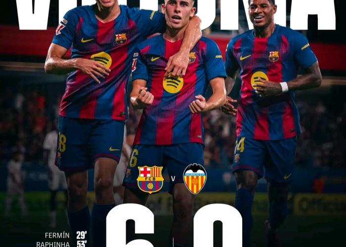 Festival offensif : le Barça écrase Valence 6-0
