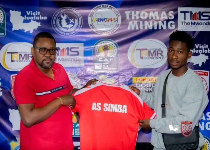 Football : Wigues Kalombo rejoint l'AS Simba de Kolwezi