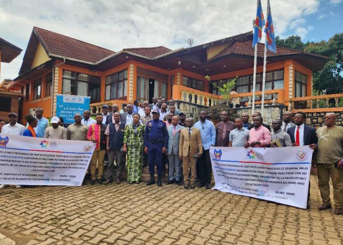 Nord-Kivu : Guy Kibira présente le plan opérationnel provincial au gouvernement et partenaires