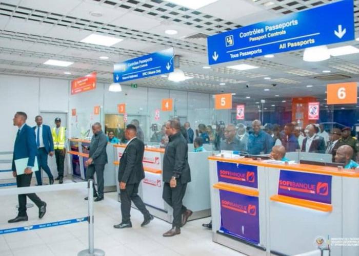 RDC : Jacquemin Shabani inspecte l’aéroport de N’djili pour rétablir l’ordre aux frontières